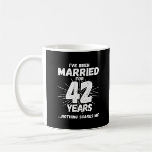 Mug Couples mariés 42 ans drôle 42e anniversaire