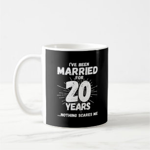 Mug Couples Mariés depuis 20 Ans Drôle 20e Anniversair