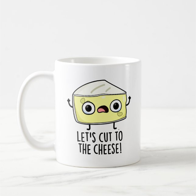 Mug Coupons Au Jeu De Nourriture Drôle Au Fromage (Gauche)