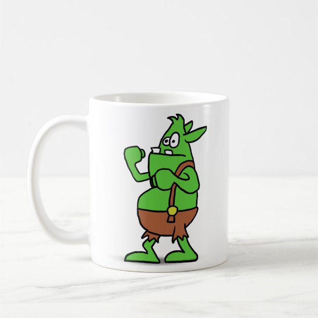 Mug Coups de poing de dindon de griffonnage du (Gauche)