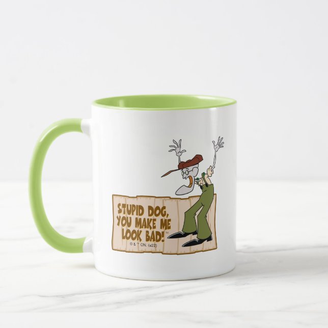 Mug Courage du chien lâché | Tu Me Fais Mal L'Air ! (Gauche)