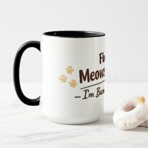 Mug Courant en miaulements et ronrons Cadeau drôle pou