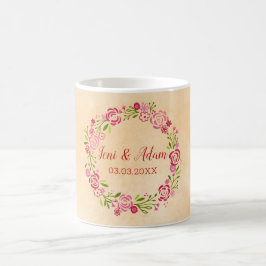 Mug Courbe florale colorée