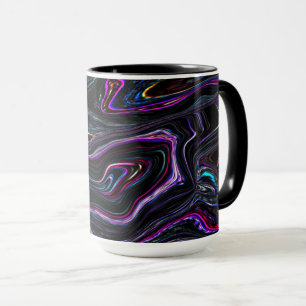 Mug Courbes irrégulières avec la couleur étouffée par