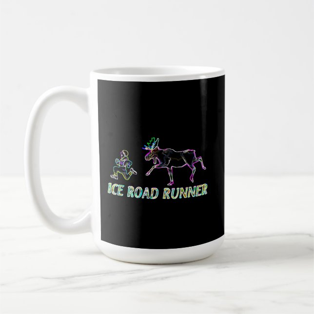 Mug Coureur de route sur glace (Gauche)