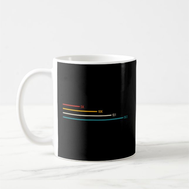 Mug Coureur du demi-marathon Marathoner à 262 Miles (Gauche)