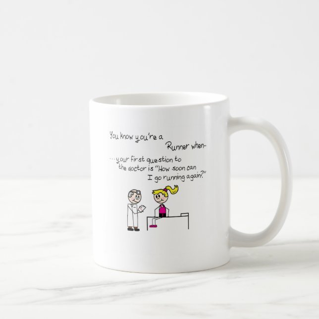 Mug Coureur quand. .doctor (Droite)