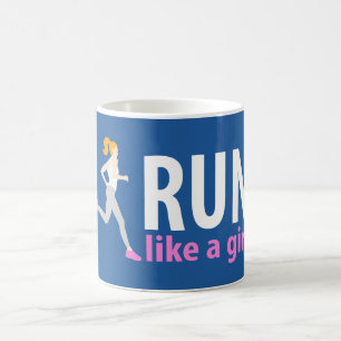 Mug Courez comme une fille