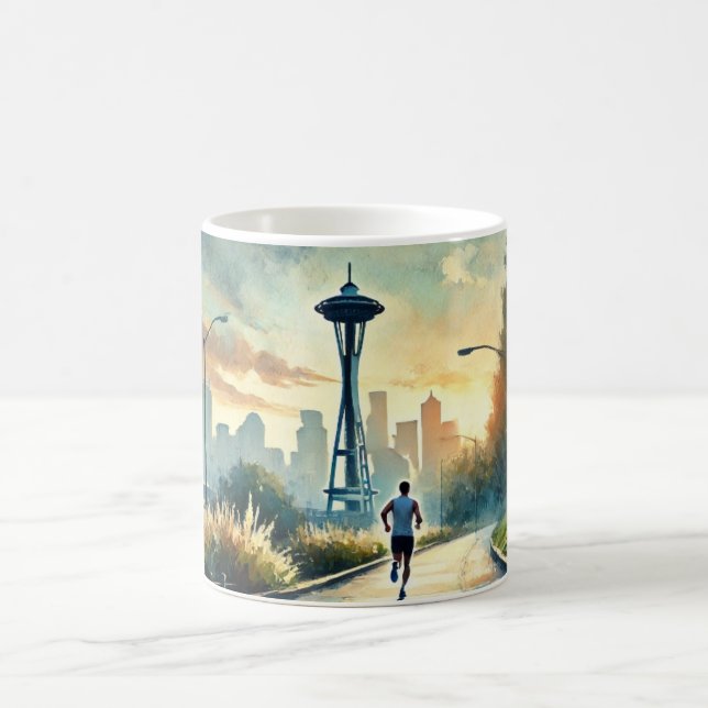 Mug Courir à Seattle Space Needle (Centre)