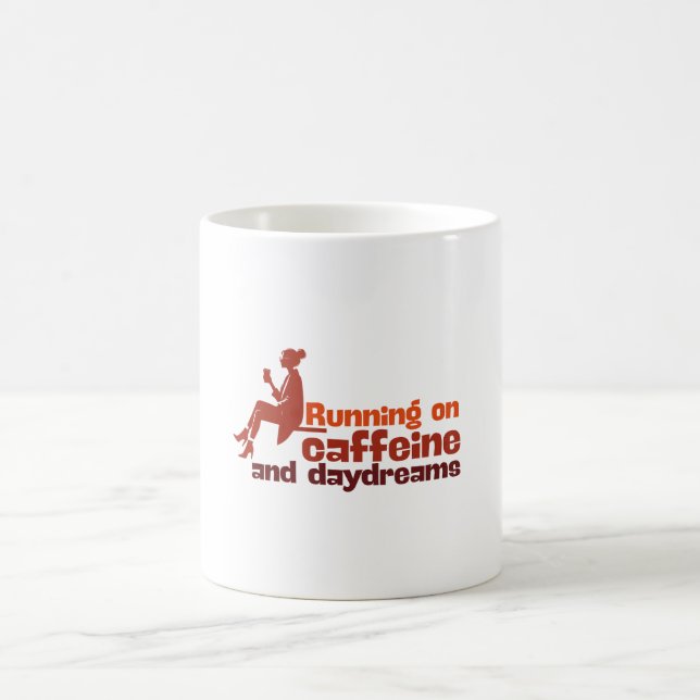 Mug Courir sur la caféine et Drydreame (Centre)