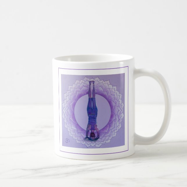 Mug Couronne Chakra/tasse de yoga (Droite)