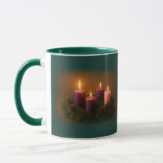 Mug Couronne de l'Avent – Quatrième semaine de l'Avent
