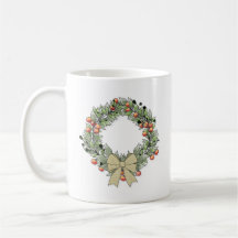 Couronne de Noël botanique