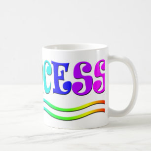 Mug Couronne de princesse arc-en-ciel de dessin animé