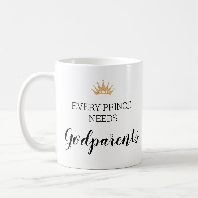 Mug Couronne d'or Chaque prince a besoin de beaux-pare (Gauche)