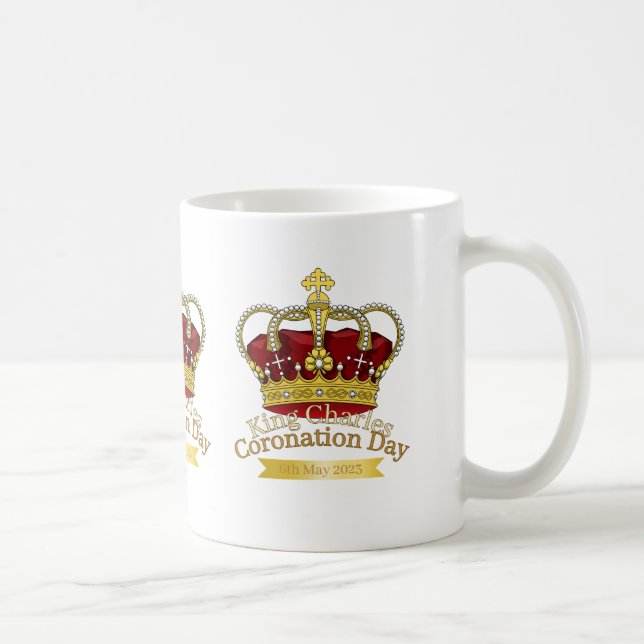 Mug Couronne du jour du couronnement (Droite)