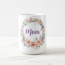 Couronne florale aquarelle de pivoine rose pour la