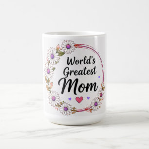 Mug Couronne florale de marguerite pour la plus grande