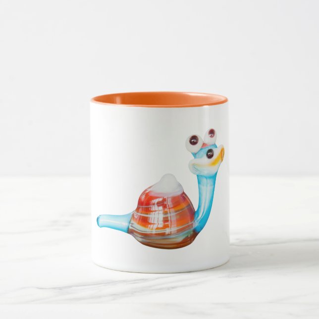 MUG COURRIEL EN VERRE SOURIANT (Centre)