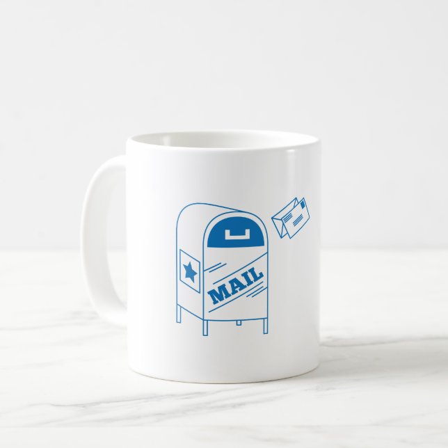 Mug Courrier postal (Devant gauche)