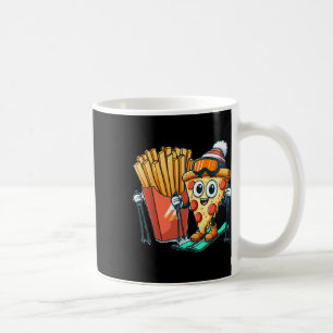 Mug Cours de ski pour enfants Pizza Frites Ski