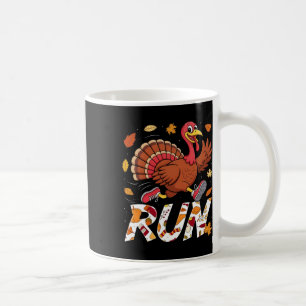 Mug Course à pied drôle de 5 km Turkey Trot Thanksgivi