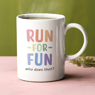 Mug Course amusante pour les coureurs amusants