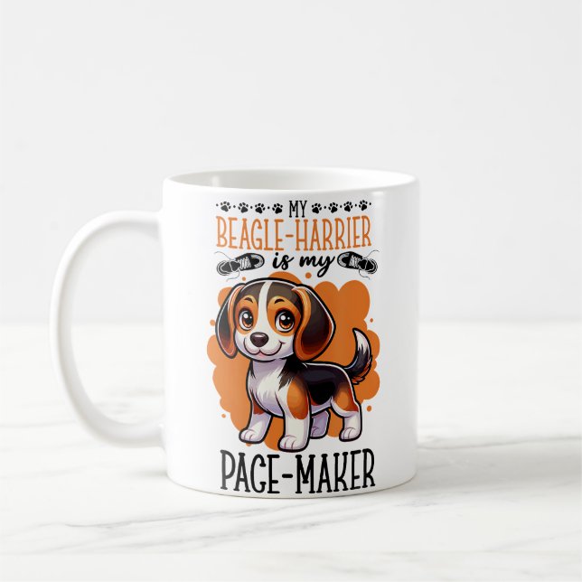 Mug Course Avec Beagle-Harrier (Gauche)