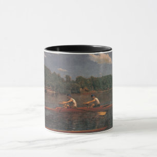 Mug Course en bateau d'aviron sur la rivière