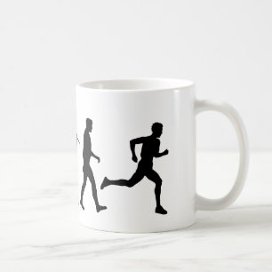 Mug Course et marathon courants d'athlétisme de