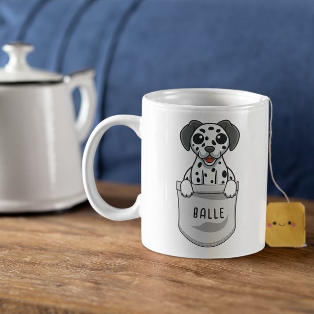 Mug Coutume dalmate pour Amoureux des chiens Trainer L (Créateur téléchargé)