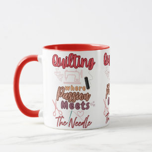 Mug Couture au patchwork où la passion rencontre l'aig