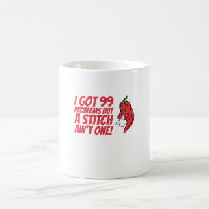 Mug Couture - J'ai eu 99 problèmes mais un coup n'est