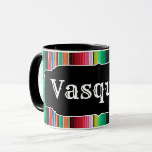 Mug Couverture mexicaine de Serape d'Espagnol fait sur