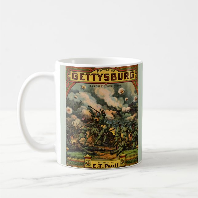 Mug Couverture musicale de la bataille de Gettysburg e (Gauche)