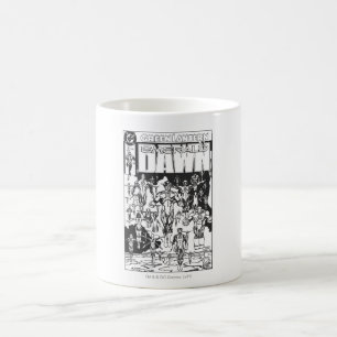 Mug Couverture verte d'aube, noire et blanche