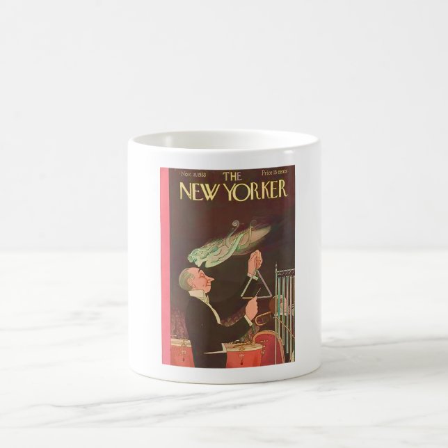 Mug Couverture Vintage du New-Yorker - vers 1933 - mou (Centre)