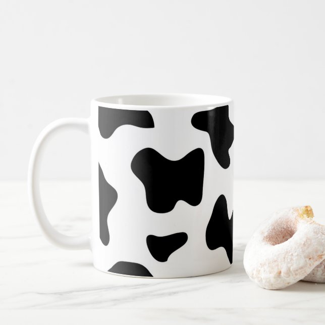 Mug Cow Pattern (Avec donut)