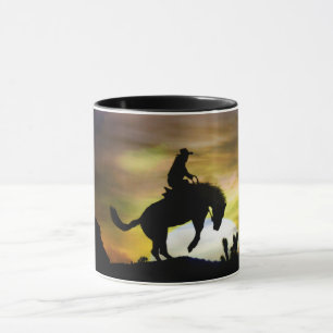 Mug Cowboy Bronc Rider Bucse Horse