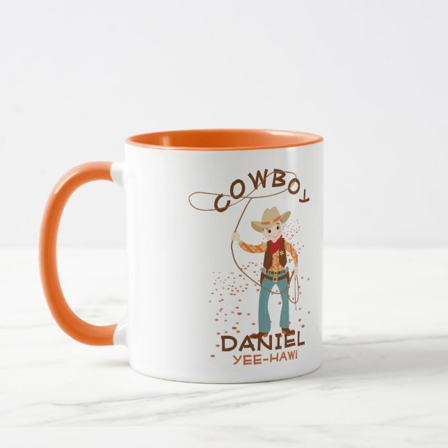 Mug Cowboy cool avec lasso anniversaire de enfant Part (Gauche)