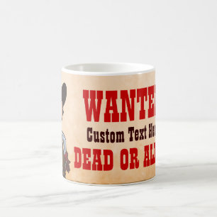 Mug Cowboy - Recherché mort ou vivant