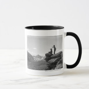 Mug Cowboys sur une arête