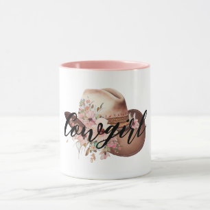 Mug Cowgirl Brown western Cowboy Casquette