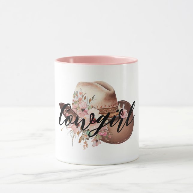 Mug Cowgirl Brown western Cowboy Casquette (Centre)
