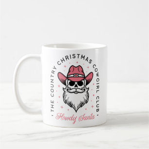 Mug Cowgirl club de Noël filles équipe équipe