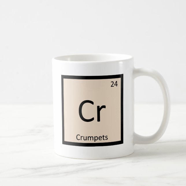 Mug Cr - symbole de Tableau périodique de chimie de (Droite)