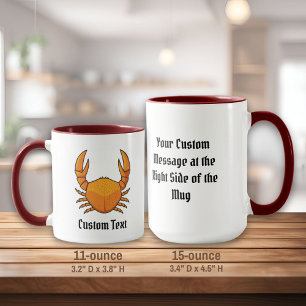 Mug Crab orange