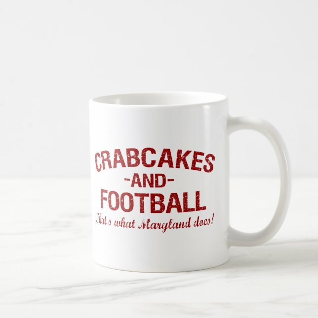 Mug Crabcakes et football (Droite)