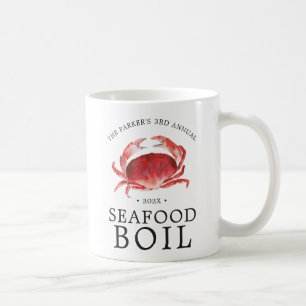 Mug Crabe Crimelle Crab Boil Événement Thématique