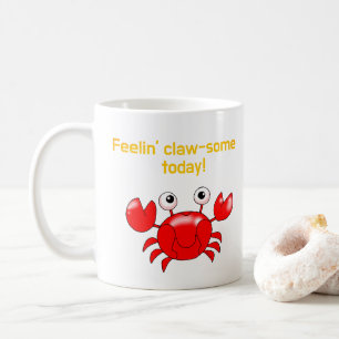 Mug Crabe mignon et amusant pour les amoureux des océa